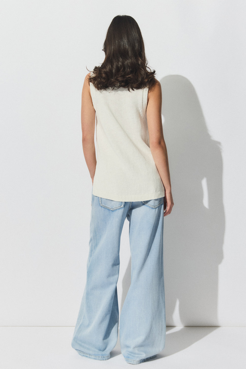 D-Luxe Logo Knit Tank