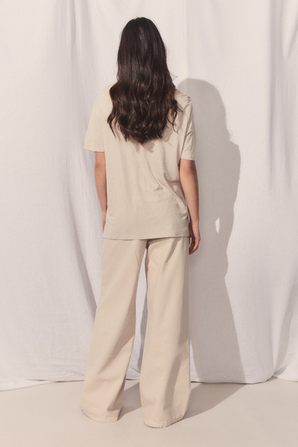 D-Luxe Linen Blend Logo Tee