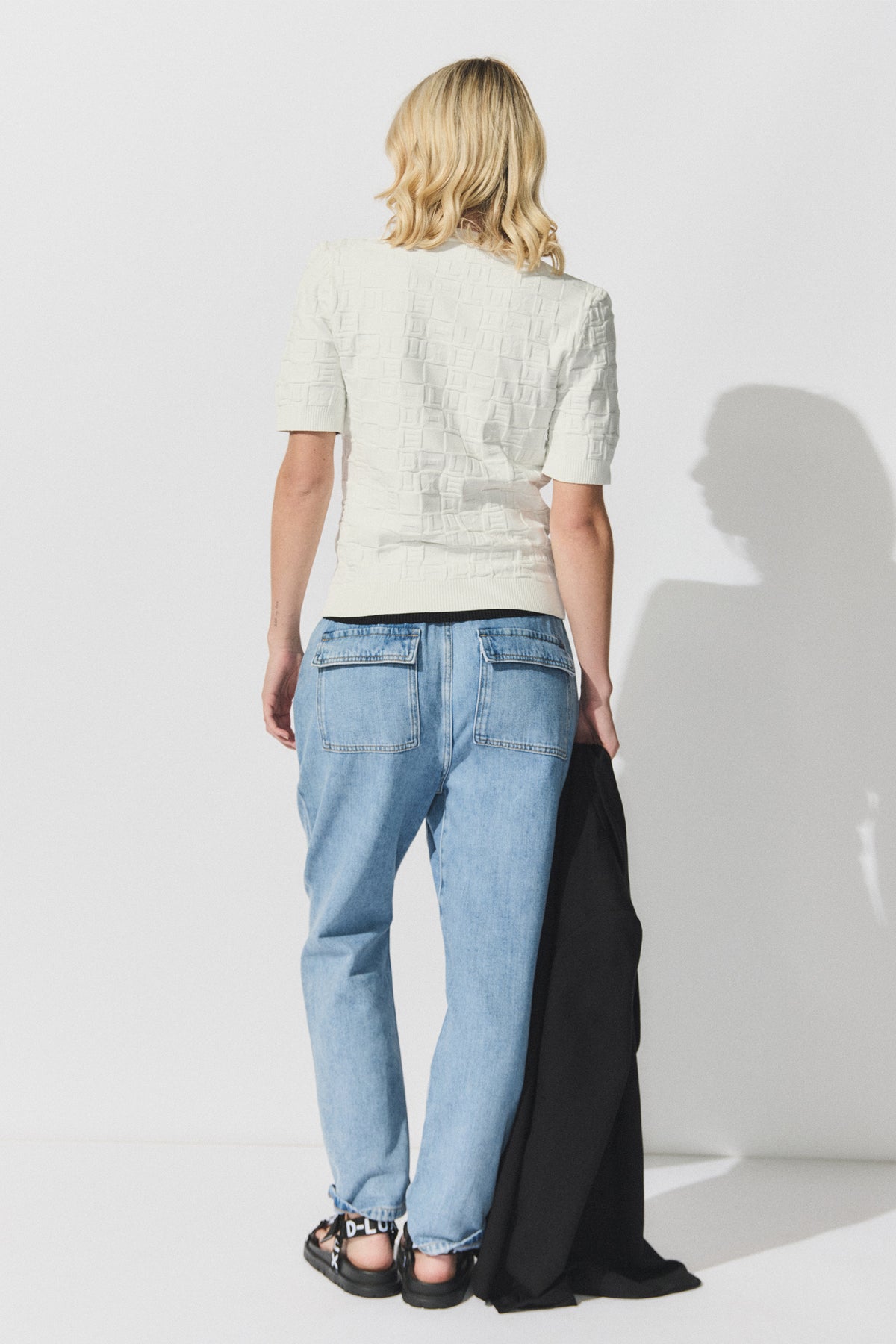 D-Luxe Monogram Knit Top
