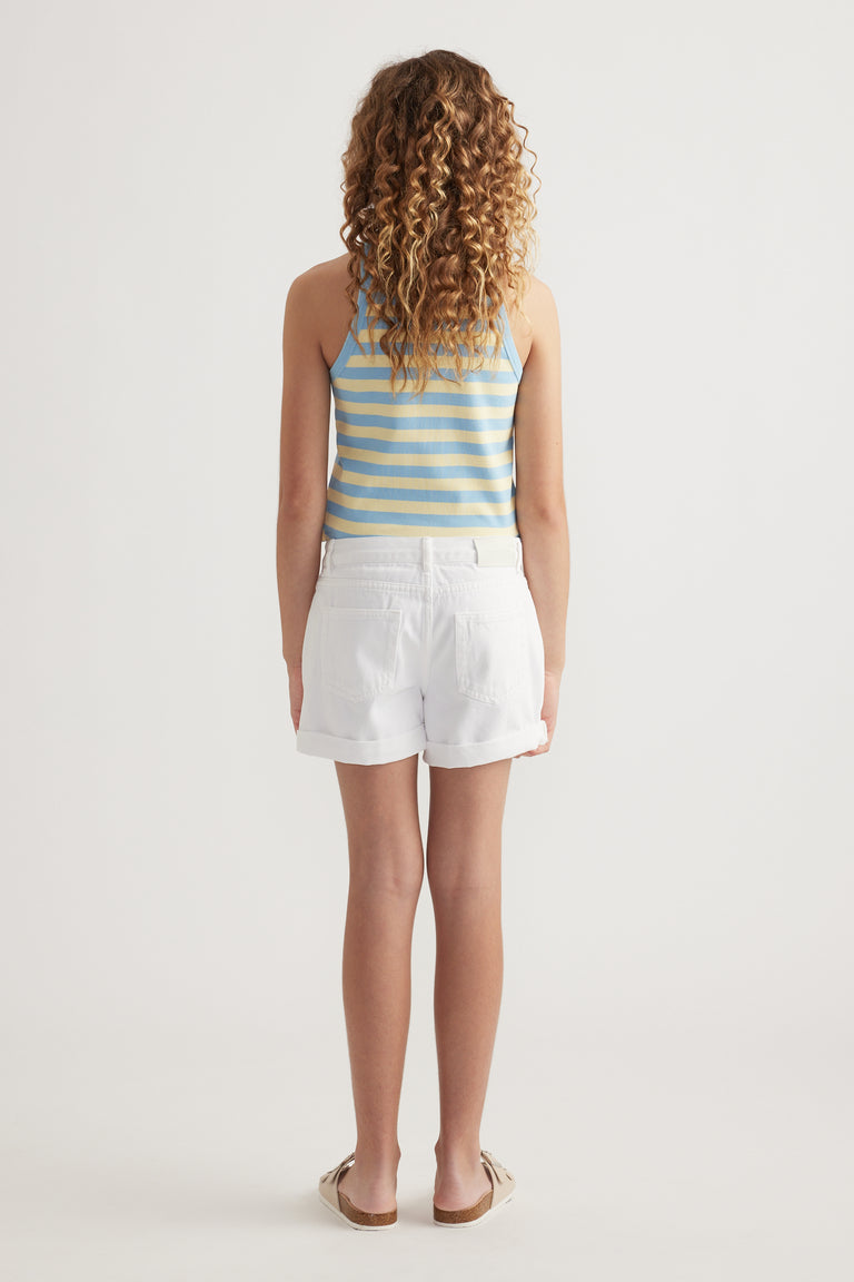 Girls Emma Crystal Denim Short