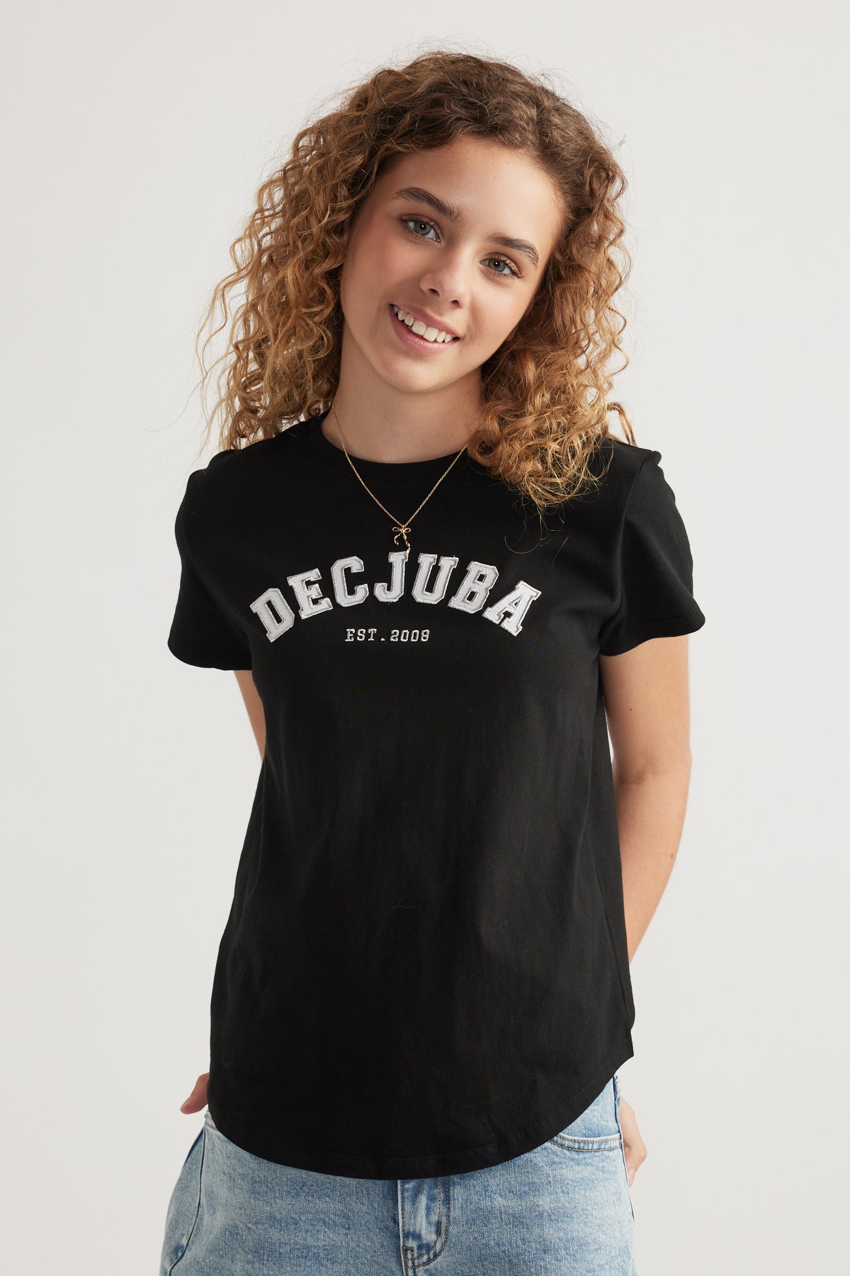 Girls Decjuba Logo Tshirt