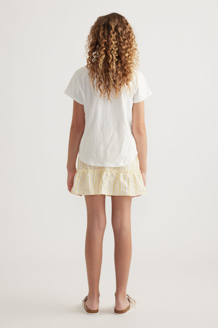 Girls Embellished Berry Tee