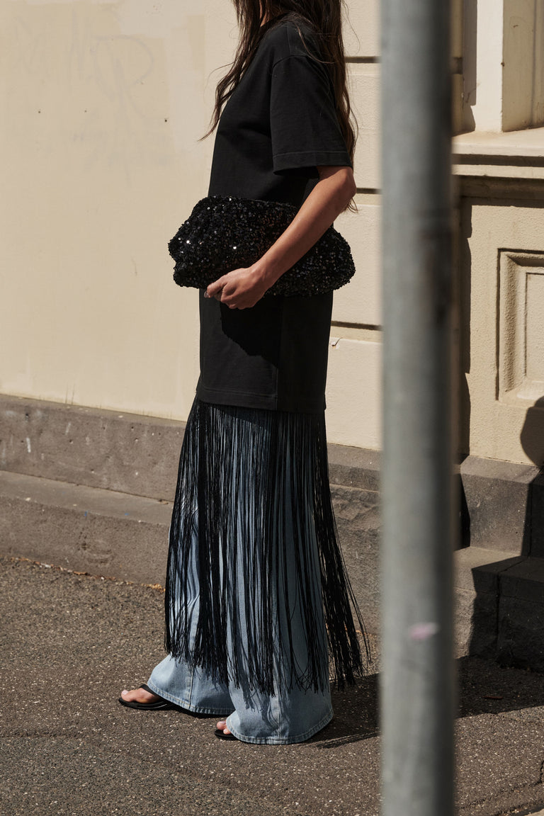 Millie Fringe Maxi Dress