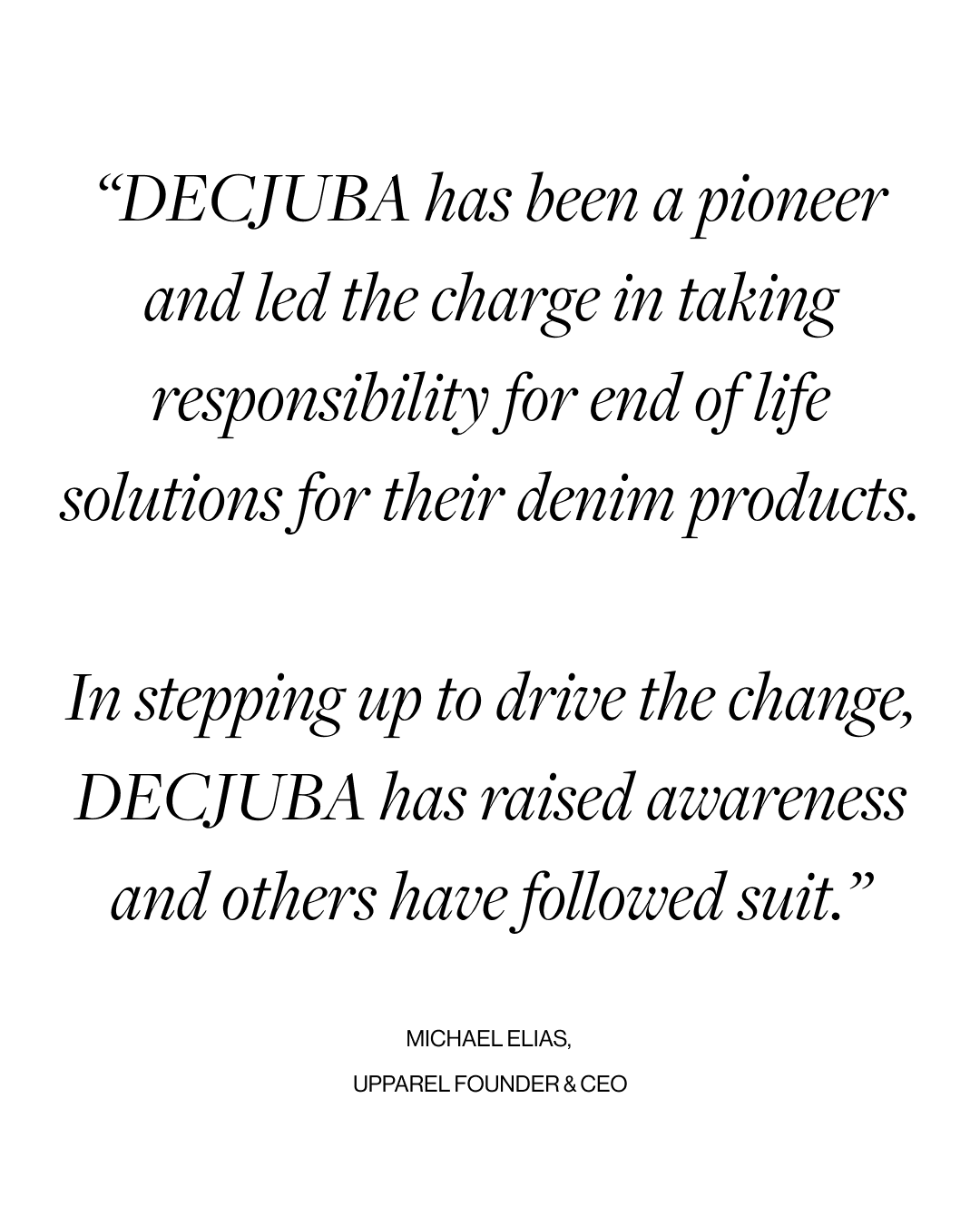 DECJUBA X UPPAREL