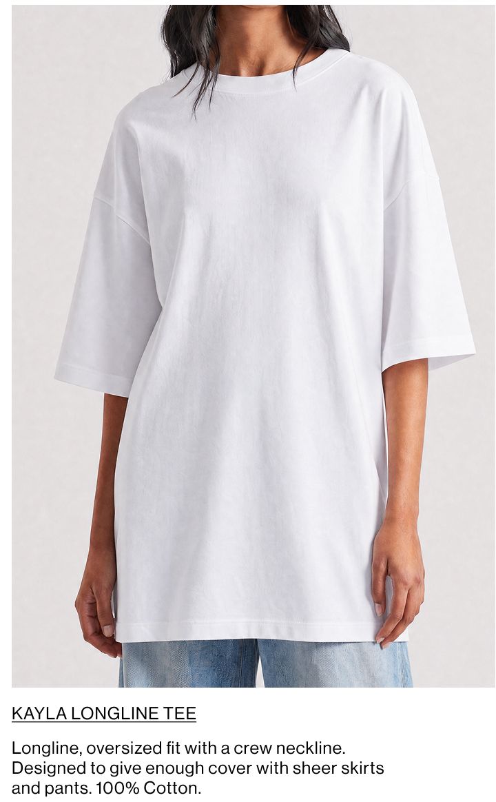 SHOP THE KAYLA LONGLINE TEE